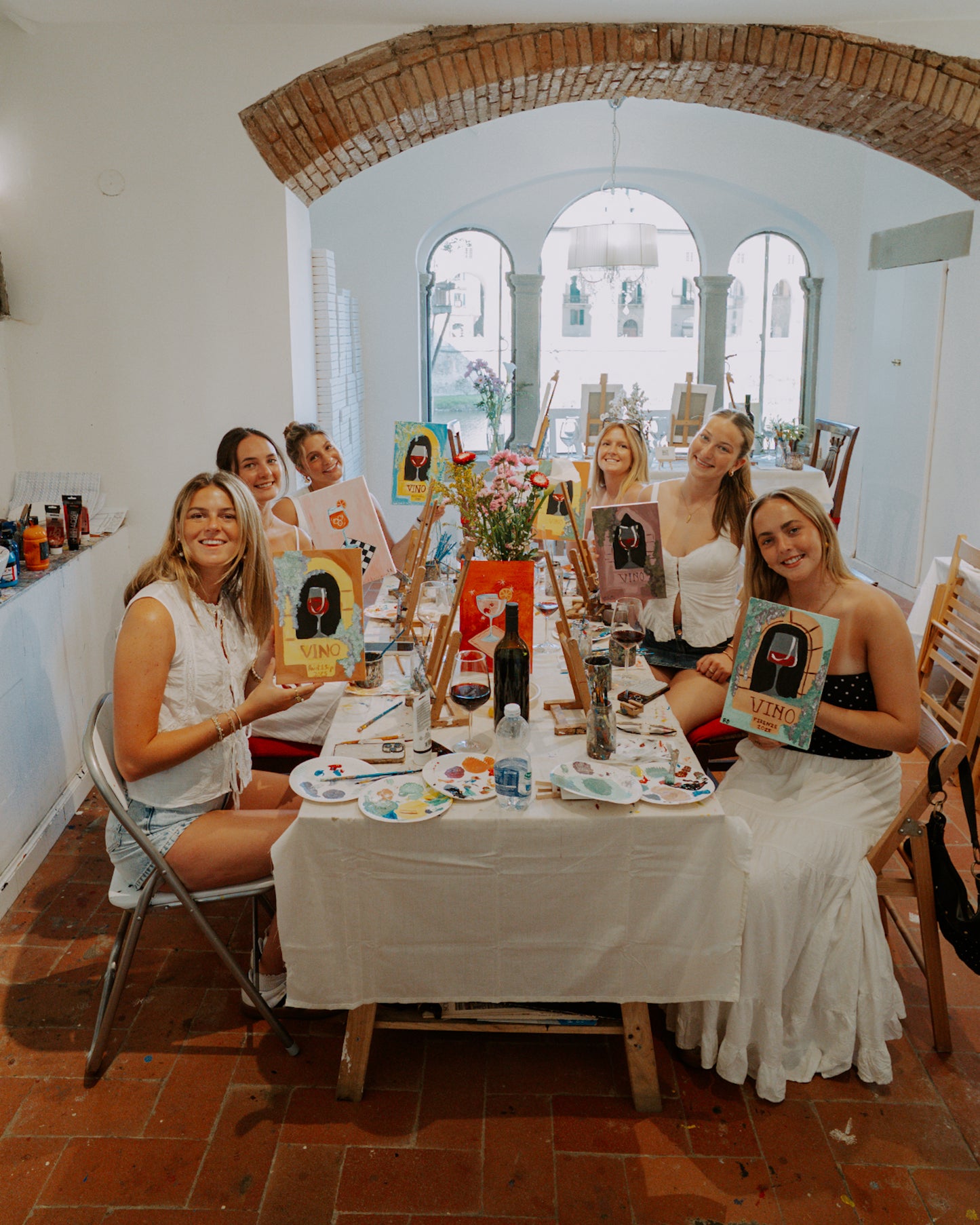 Paint & Wine Florence Private party GTG & Bus2Alps