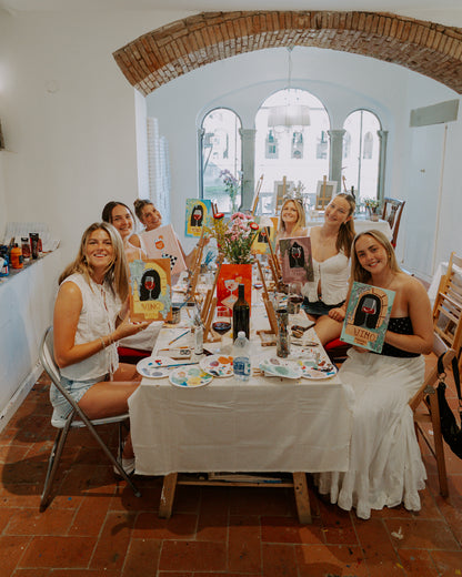 Paint & Wine Florence Private party GTG & Bus2Alps